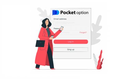 Aanmelden en geld storten bij Pocket Option