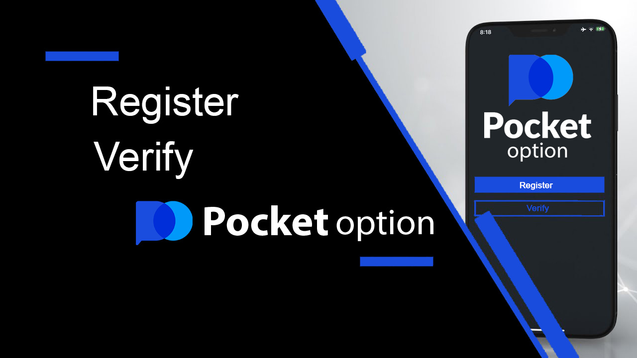 Kako se registrirati in preveriti račun v Pocket Option