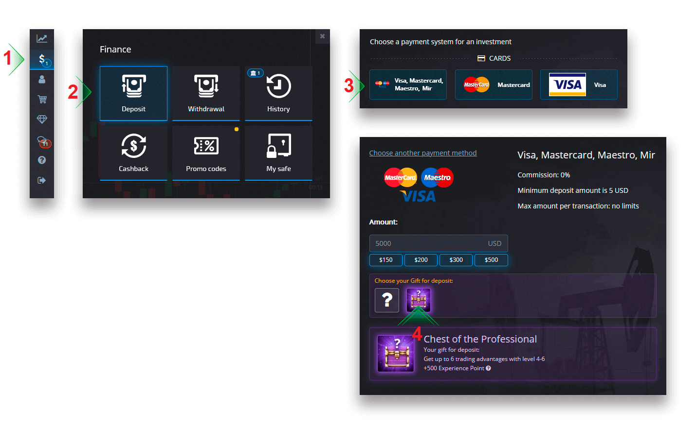Deposit Money in Pocket Option via Bank Cards (Visa / Mastercard), Bank Transfer, E-payments (OVO, Doku, QRIS, VLoad, WebMoney, Jeton, Perfect Money, FasaPay, Advcash) and Cryptocurrency in Indonesia Deposit Money in Pocket Option via Bank Cards (Visa / Mastercard), Bank Transfer, E-payments (OVO, Doku, QRIS, VLoad, WebMoney, Jeton, Perfect Money, FasaPay, Advcash) and Cryptocurrency in Indonesia