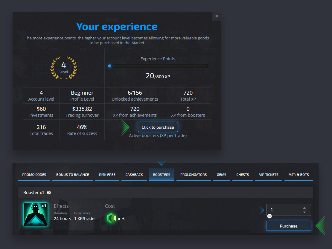 Market in Pocket Option의 모든 기능 사용 안내 Market in Pocket Option의 모든 기능 사용 안내