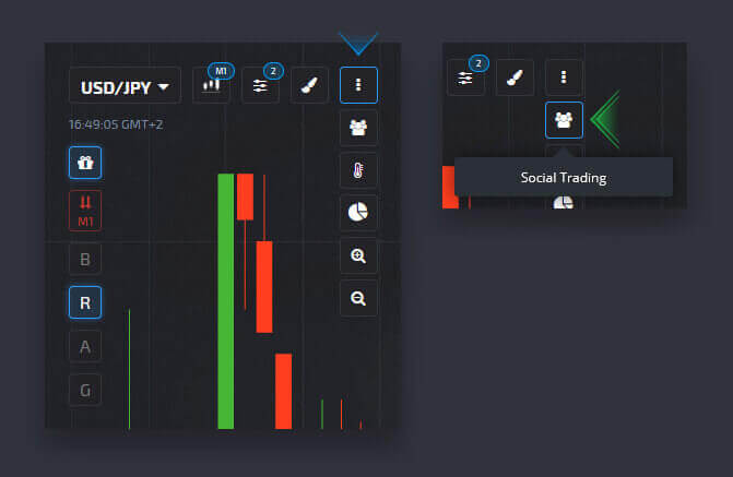 Guide Using the Settings at Pocket Option - Copy Trades of Other Users from the Chart Guide Using the Settings at Pocket Option - Copy Trades of Other Users from the Chart