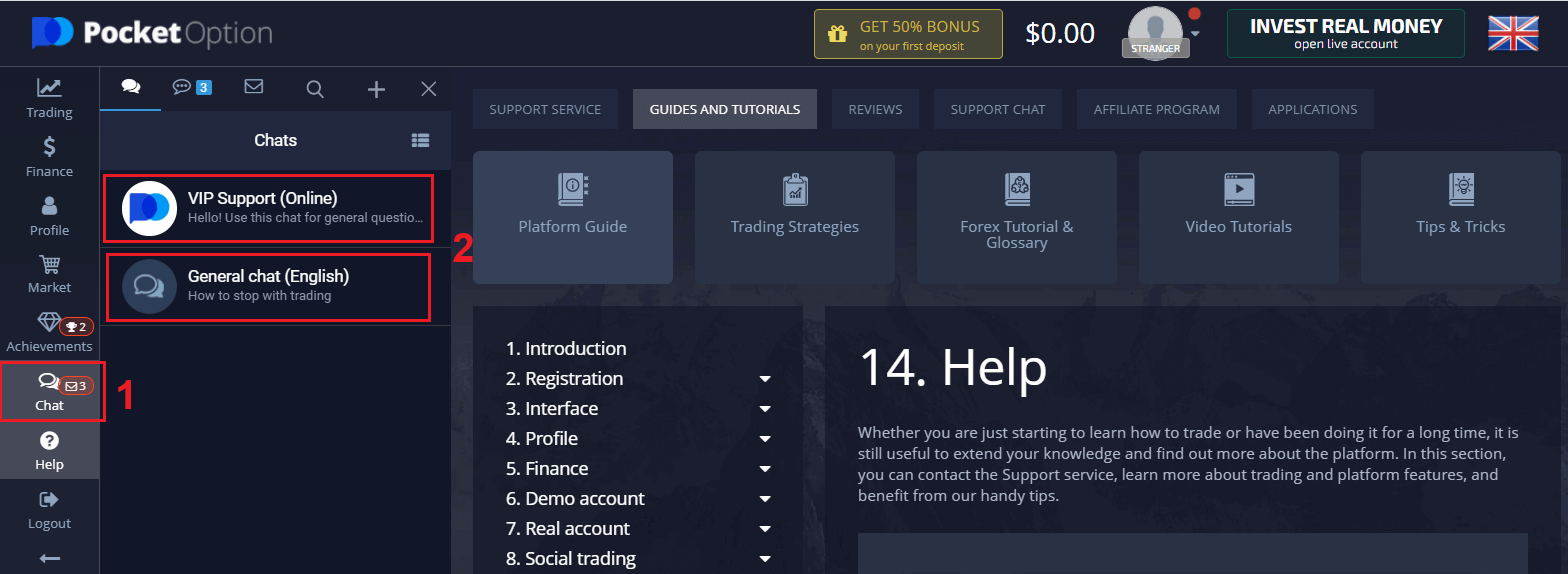How to Contact Pocket Option Support How to Contact Pocket Option Support