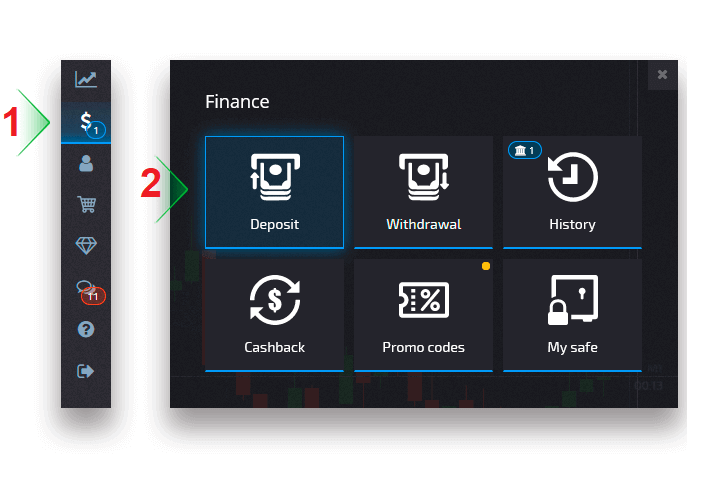 Pocket Option -এ ডিজিটাল বিকল্পগুলি কীভাবে জমা এবং ট্রেড করবেন Pocket Option -এ ডিজিটাল বিকল্পগুলি কীভাবে জমা এবং ট্রেড করবেন