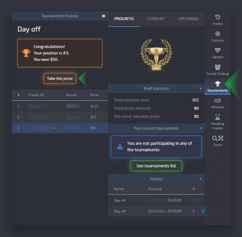 How to Participate the Tournament in Pocket Option - Claiming a Prize How to Participate the Tournament in Pocket Option - Claiming a Prize